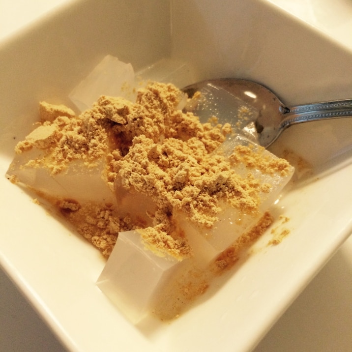 便秘解消に 寒天 きな粉オリゴ糖かげ レシピ 作り方 By Dinhopi 楽天レシピ